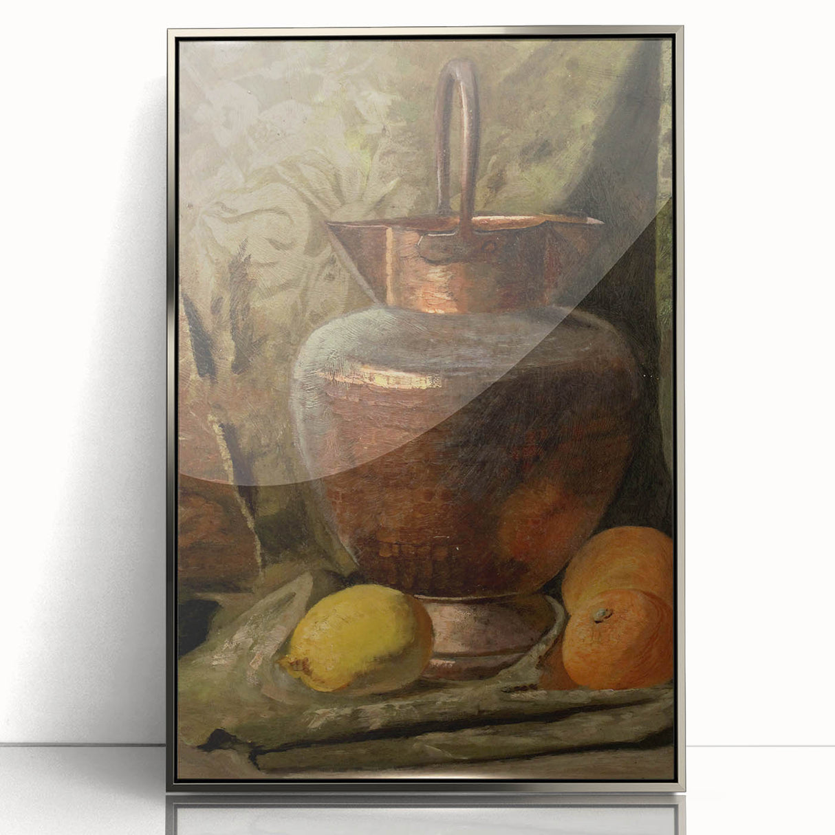 Vintage Copper Still Life Art – Classic Rustic Kitchen Wall Print
