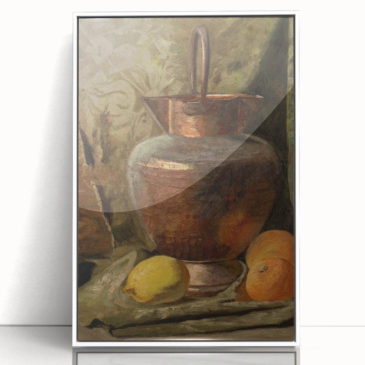 Vintage Copper Still Life Art – Classic Rustic Kitchen Wall Print