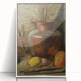 Vintage Copper Still Life Art – Classic Rustic Kitchen Wall Print