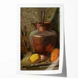 Vintage Copper Still Life Art – Classic Rustic Kitchen Wall Print