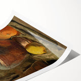 Vintage Copper Still Life Art – Classic Rustic Kitchen Wall Print