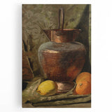 Vintage Copper Still Life Art – Classic Rustic Kitchen Wall Print