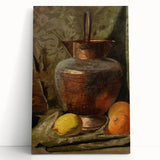 Vintage Copper Still Life Art – Classic Rustic Kitchen Wall Print