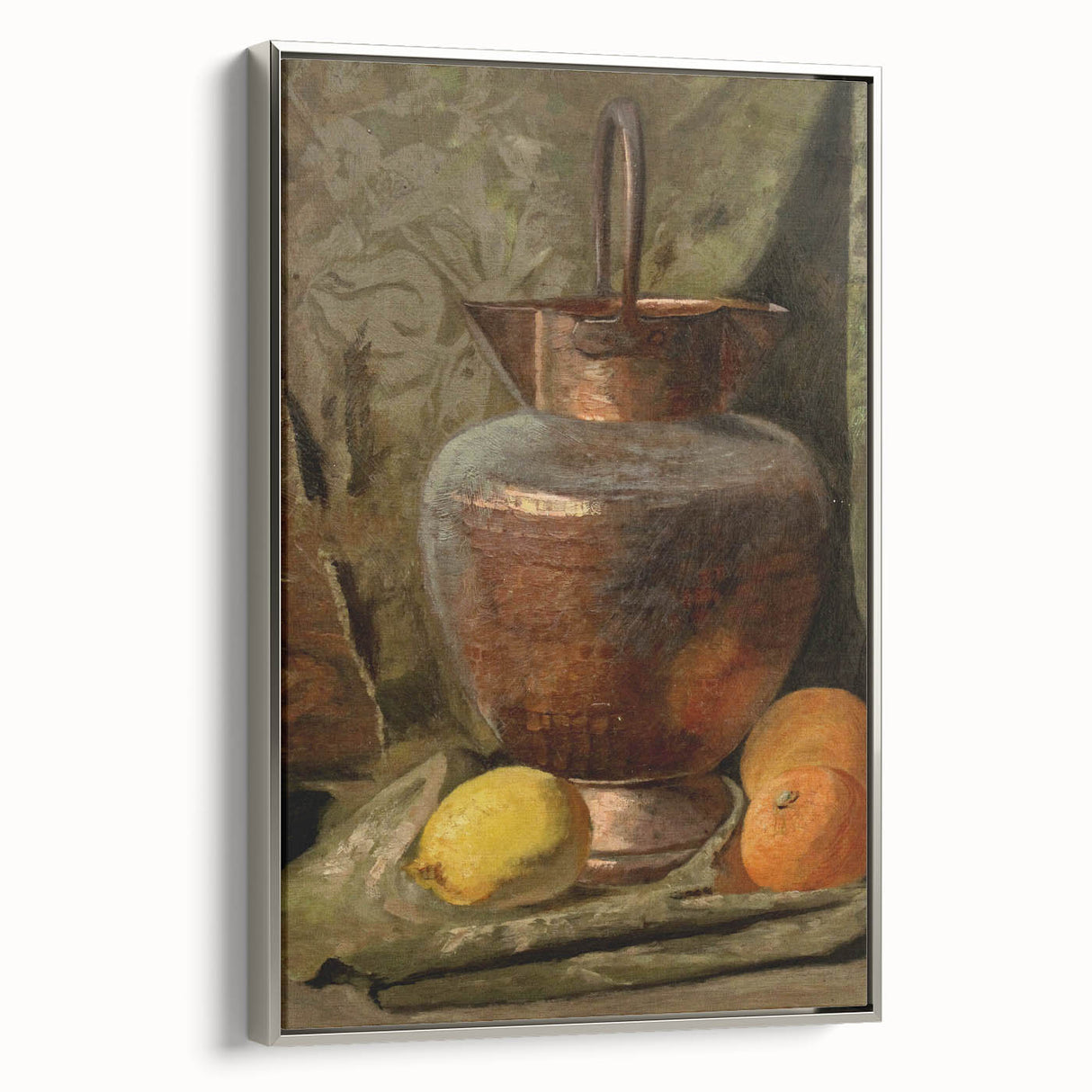 Vintage Copper Still Life Art – Classic Rustic Kitchen Wall Print