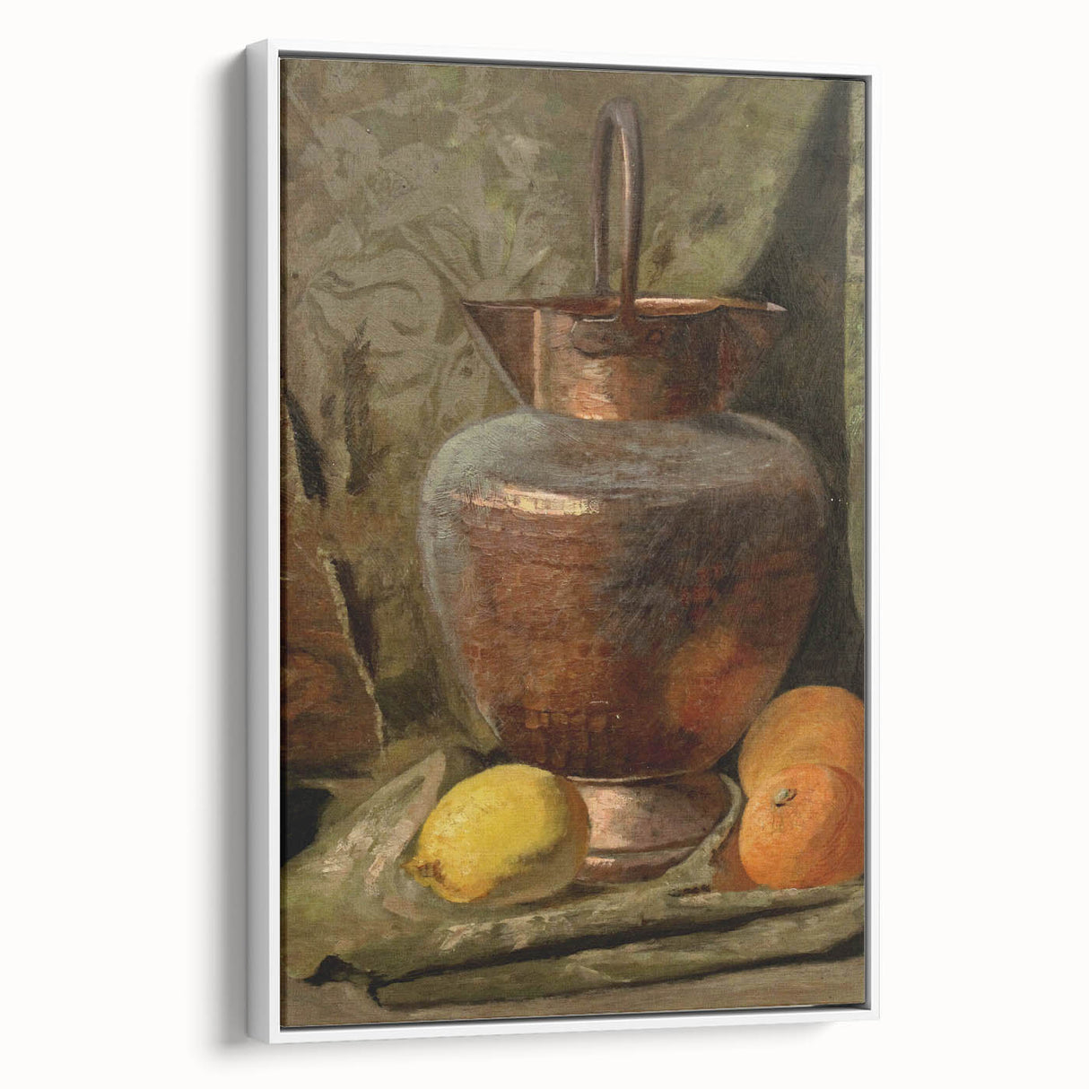 Vintage Copper Still Life Art – Classic Rustic Kitchen Wall Print