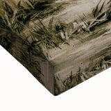 Vintage Landscape Art: Winter Trees and Frozen Stream Print