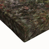 Vintage Landscape Art: Garden and House Print with Flowers