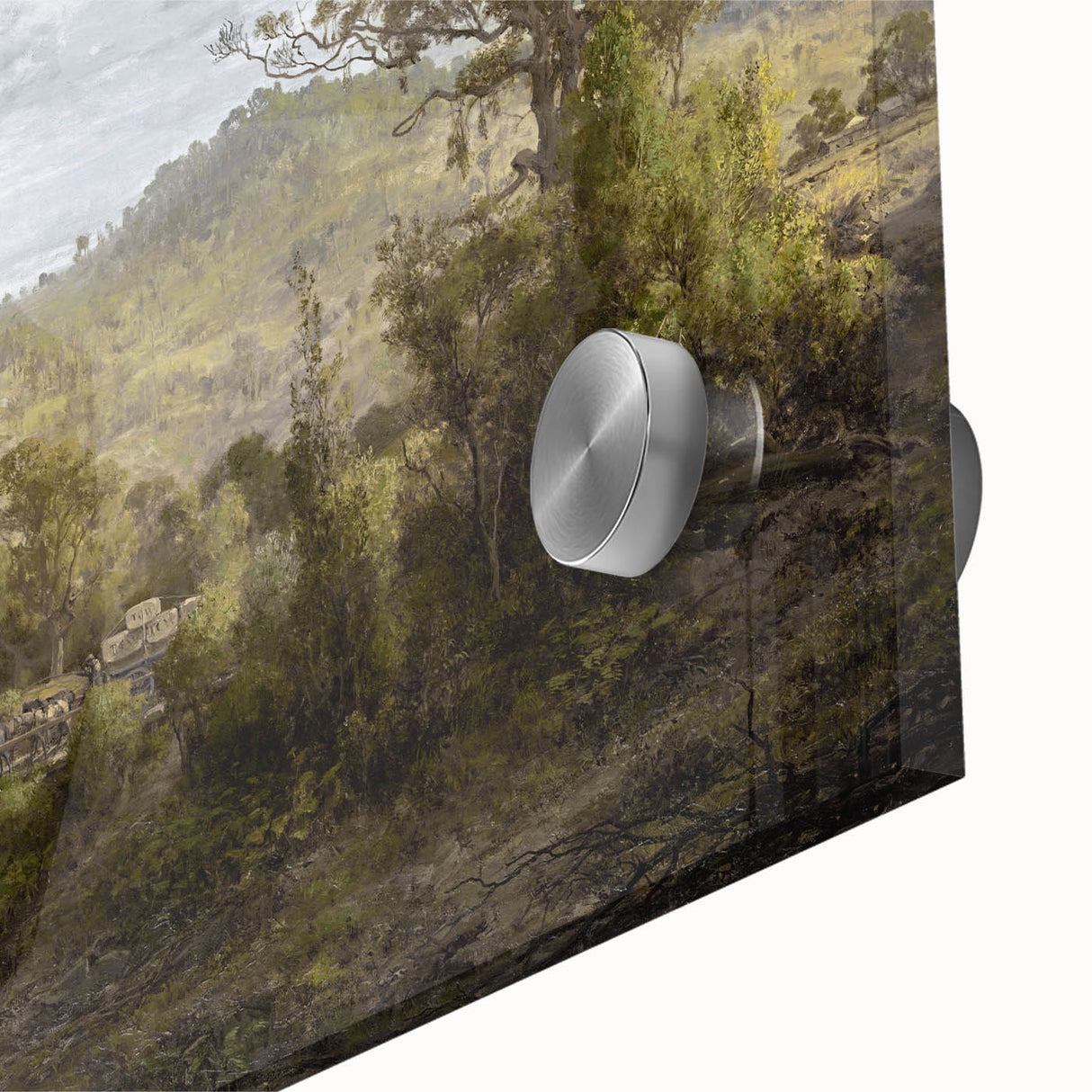 Vintage Landscape Art - Historic Scenic Countryside Canvas Print