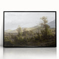 Vintage Landscape Art - Historic Scenic Countryside Canvas Print
