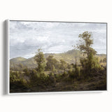 Vintage Landscape Art - Historic Scenic Countryside Canvas Print