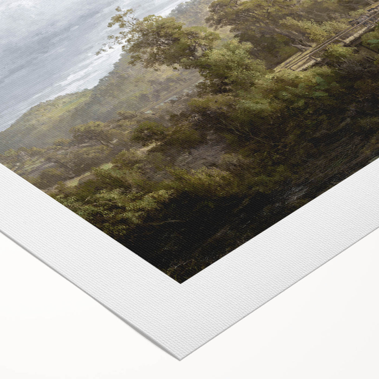 Vintage Landscape Art - Historic Scenic Countryside Canvas Print