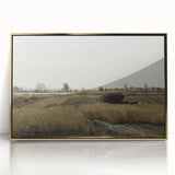 Vintage Landscape Art - Rural Countryside Harvest Canvas Print