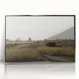 Vintage Landscape Art - Rural Countryside Harvest Canvas Print