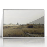 Vintage Landscape Art - Rural Countryside Harvest Canvas Print
