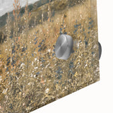 Vintage Landscape Art - Wildflower Meadow with Country House Print