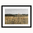Vintage Landscape Art - Wildflower Meadow with Country House Print