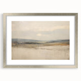 Vintage Landscape Art – Serene Horizon with Rolling Hills – Antique Nature Wall Art