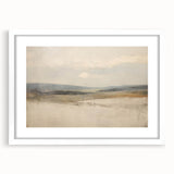 Vintage Landscape Art – Serene Horizon with Rolling Hills – Antique Nature Wall Art