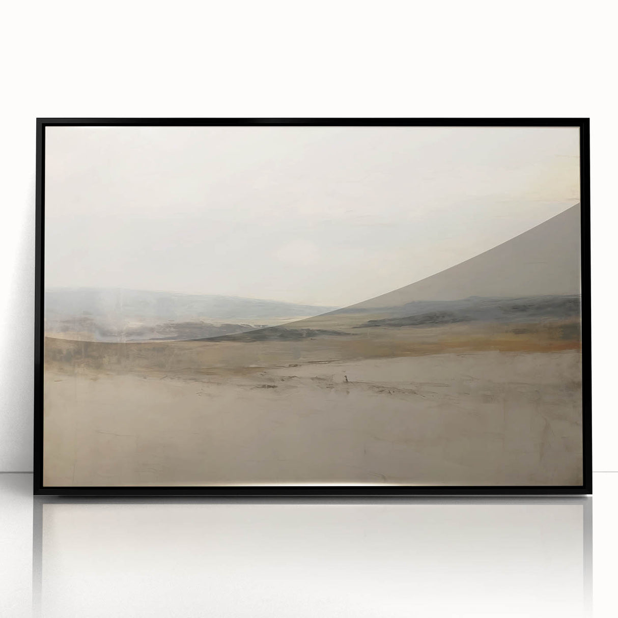 Vintage Landscape Art – Serene Horizon with Rolling Hills – Antique Nature Wall Art