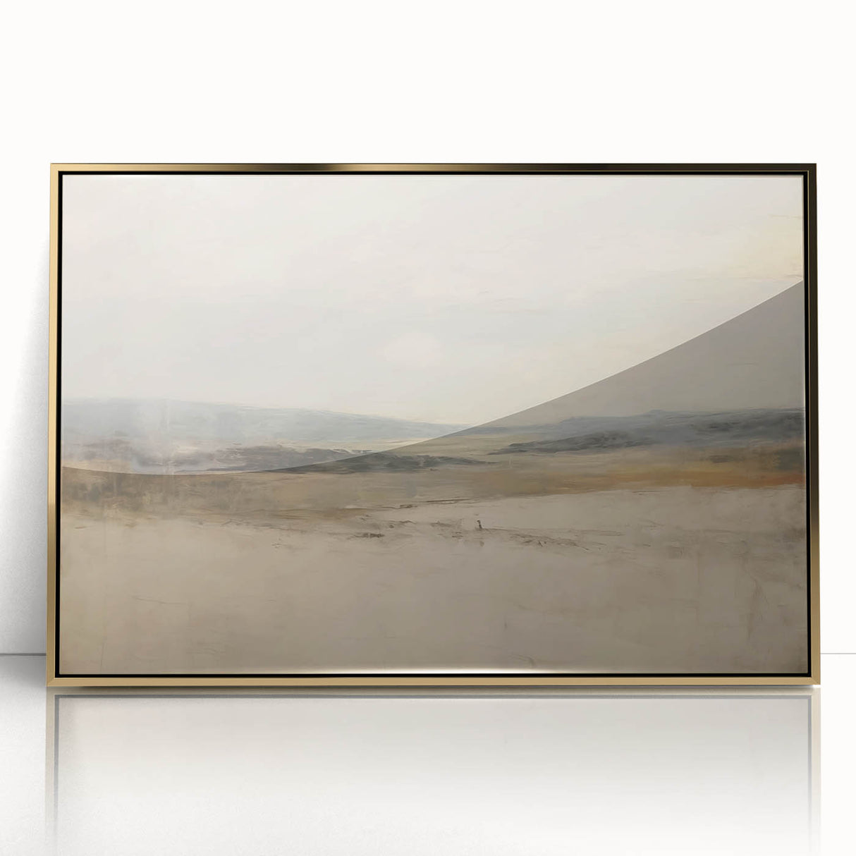 Vintage Landscape Art – Serene Horizon with Rolling Hills – Antique Nature Wall Art