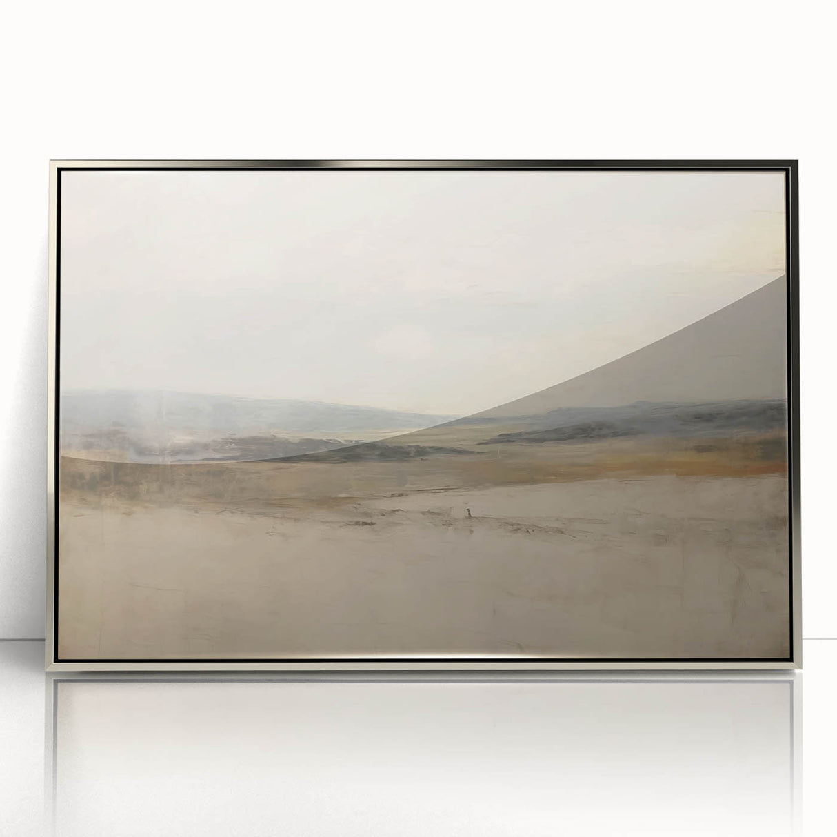 Vintage Landscape Art – Serene Horizon with Rolling Hills – Antique Nature Wall Art