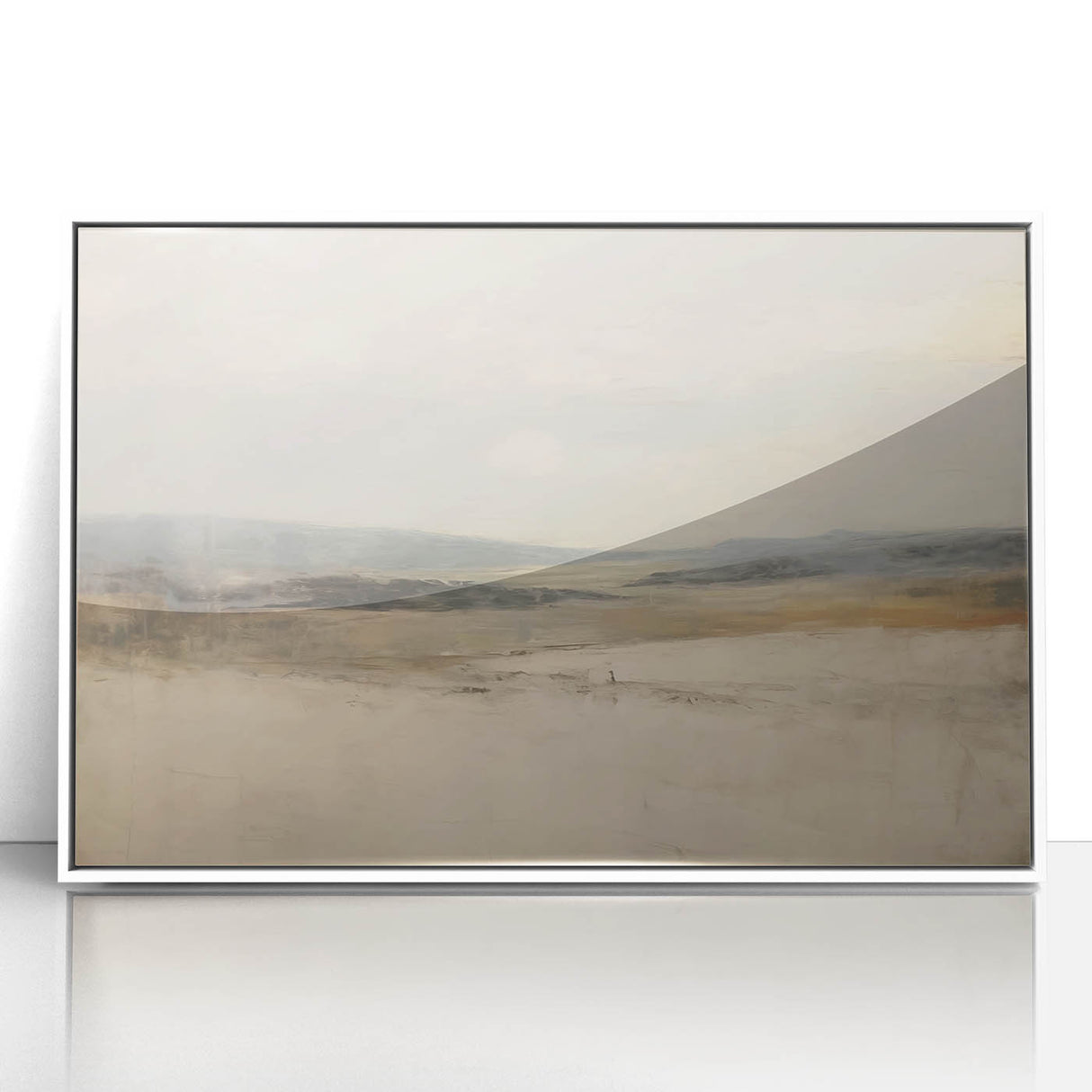Vintage Landscape Art – Serene Horizon with Rolling Hills – Antique Nature Wall Art