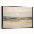Vintage Landscape Art – Serene Horizon with Rolling Hills – Antique Nature Wall Art