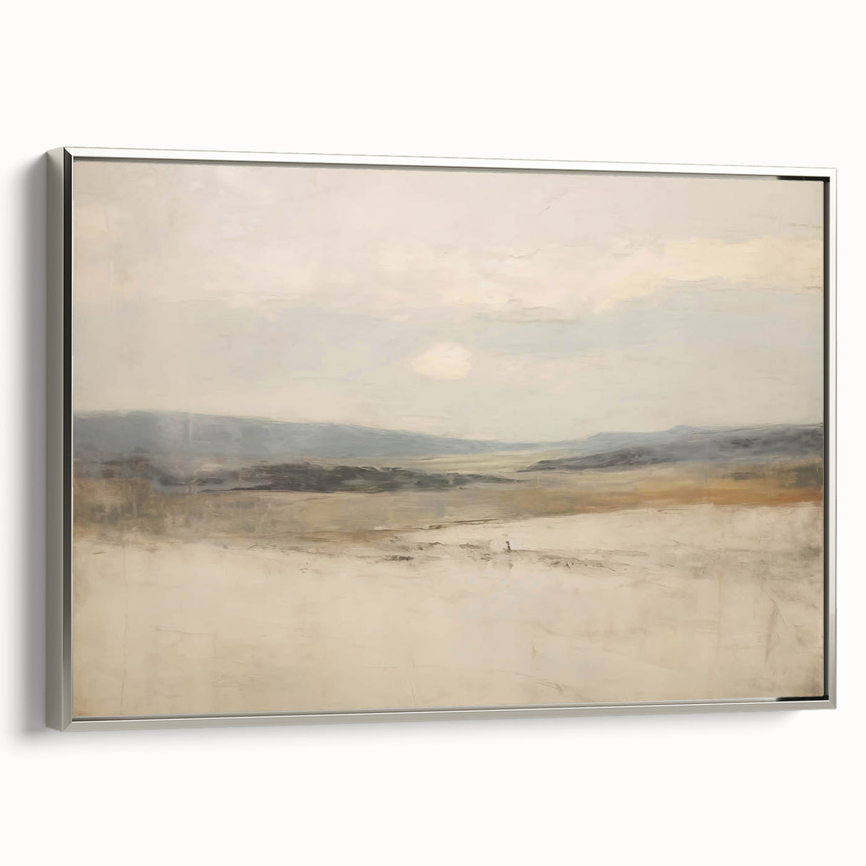Vintage Landscape Art – Serene Horizon with Rolling Hills – Antique Nature Wall Art