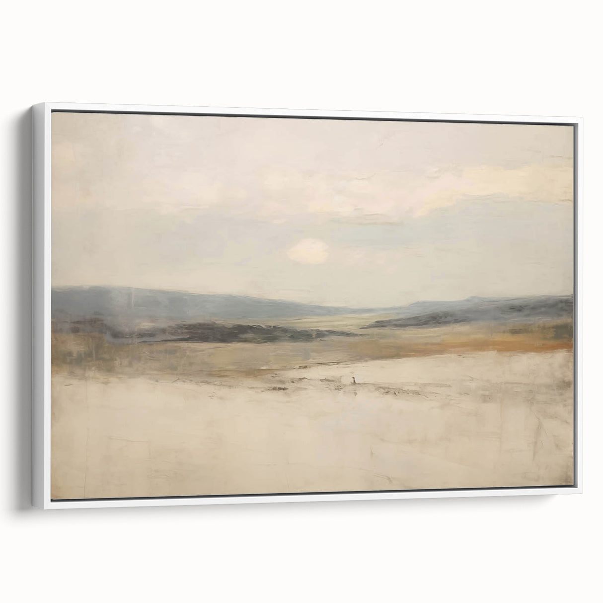 Vintage Landscape Art – Serene Horizon with Rolling Hills – Antique Nature Wall Art