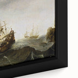 Vintage Seascape Art - Historic Ocean Waves Canvas