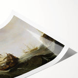 Vintage Seascape Art - Historic Ocean Waves Canvas