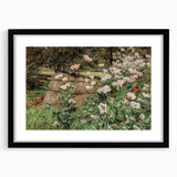 Vintage Poppy Field Art - Antique Floral Landscape Canvas