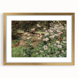 Vintage Poppy Field Art - Antique Floral Landscape Canvas