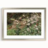 Vintage Poppy Field Art - Antique Floral Landscape Canvas