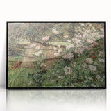 Vintage Poppy Field Art - Antique Floral Landscape Canvas