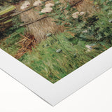 Vintage Poppy Field Art - Antique Floral Landscape Canvas