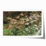 Vintage Poppy Field Art - Antique Floral Landscape Canvas