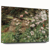 Vintage Poppy Field Art - Antique Floral Landscape Canvas
