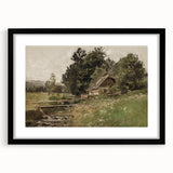 Vintage Countryside Landscape Art - Antique Rural Scene Canvas