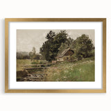 Vintage Countryside Landscape Art - Antique Rural Scene Canvas
