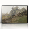 Vintage Countryside Landscape Art - Antique Rural Scene Canvas