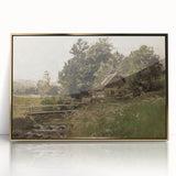 Vintage Countryside Landscape Art - Antique Rural Scene Canvas