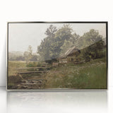 Vintage Countryside Landscape Art - Antique Rural Scene Canvas