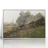 Vintage Countryside Landscape Art - Antique Rural Scene Canvas