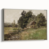 Vintage Countryside Landscape Art - Antique Rural Scene Canvas