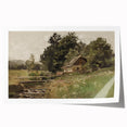 Vintage Countryside Landscape Art - Antique Rural Scene Canvas