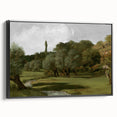 Vintage Olive Tree Art - Rustic Countryside Canvas