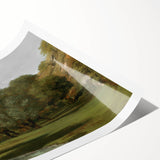 Vintage Olive Tree Art - Rustic Countryside Canvas