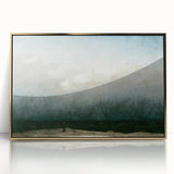 Vintage Seascape Art - Dramatic Beach Landscape Canvas