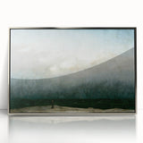 Vintage Seascape Art - Dramatic Beach Landscape Canvas